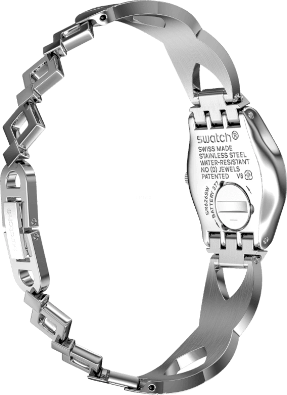 Swatch,IRONY 25mm,25mm,Stainless Steel,Silver White,YSS332G