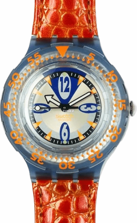 Swatch,Other 38.50mm,38.50mm,Plastic,Multi-Color,Quartz,Sapphire,Round,SDM103