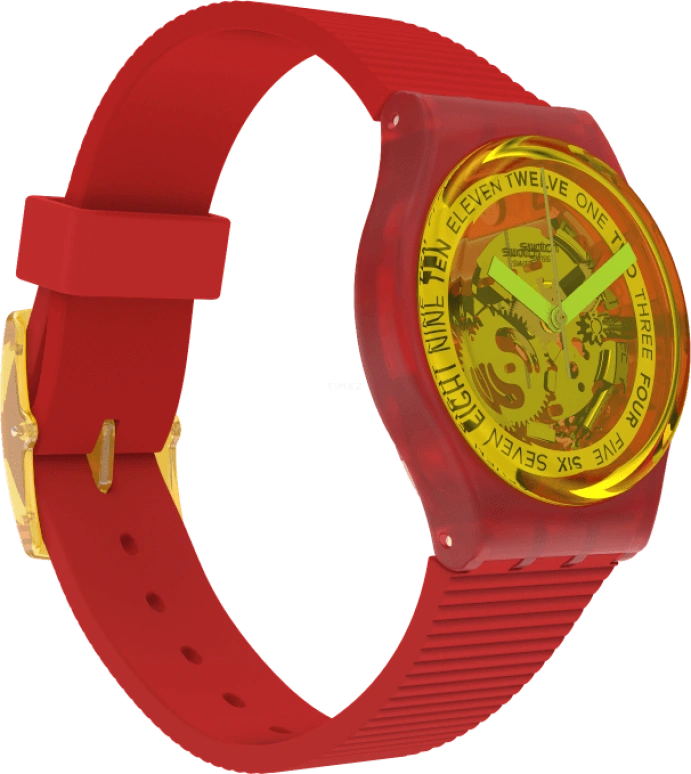 Swatch,Originals 34mm,34mm,Plastic,Open,GR185
