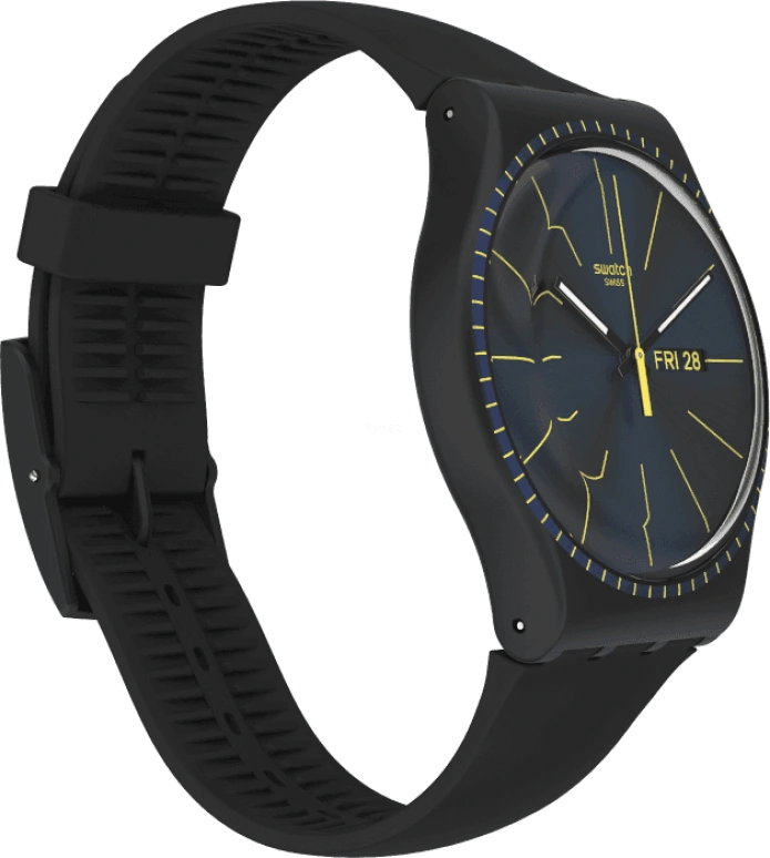 Swatch,Originals 41x47.40mm,41x47.40mm,Plastic,Black,SUOB731