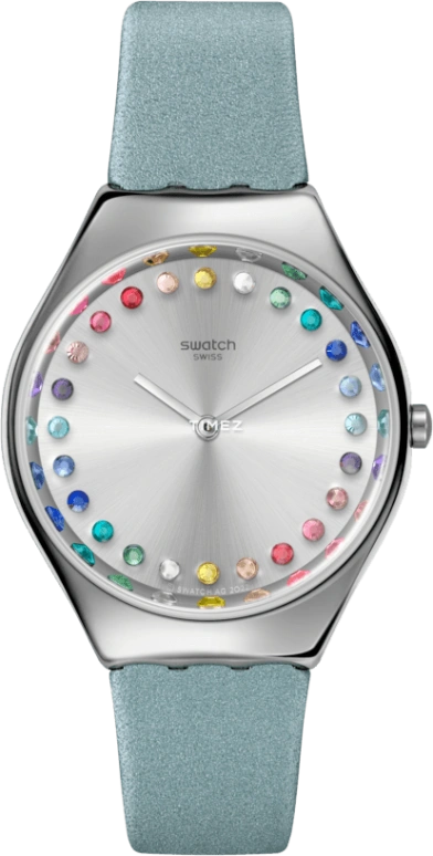 Swatch,IRONY 38mm,38mm,Stainless Steel,Silver,Quartz,Sapphire,Crystal Glass,Round,SYXS144