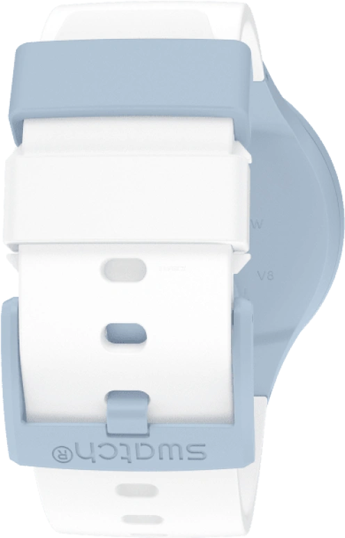 Swatch,THE BOLD 47mm,47mm,Bioceramic,Ceramic,White,SB03N101