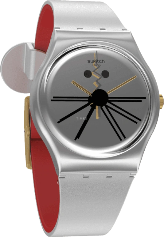 Swatch,Originals 34mm,34mm,Plastic,Sapphire,Crystal Glass,GZ327