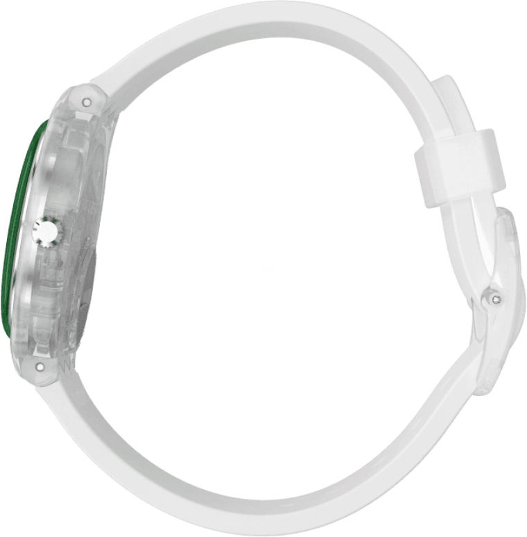 Swatch,Originals 34mm,34mm,Plastic,Pink,Green,Sapphire,Crystal Glass,GE714
