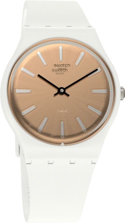 Swatch,Originals 34mm,34mm,Plastic,Gold,GW209