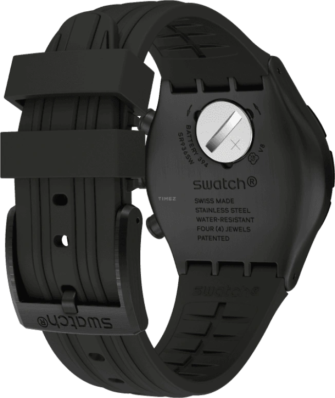 Swatch,IRONY 43x49mm,43x49mm,Black,YVB409
