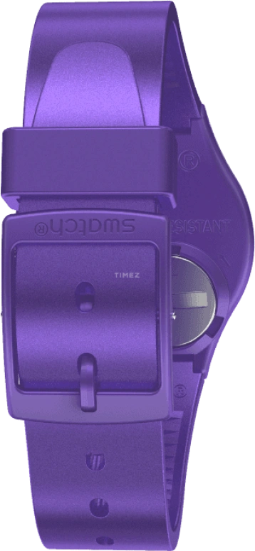 Swatch,Originals 34mm,34mm,Plastic,Purple,GV402