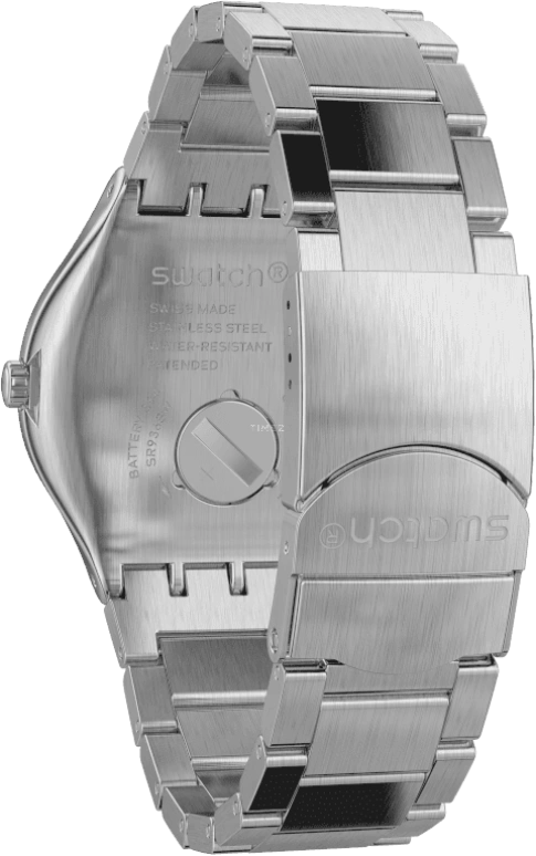 Swatch,IRONY 42.70mm,42.70mm,Stainless Steel,Black,YWS439G