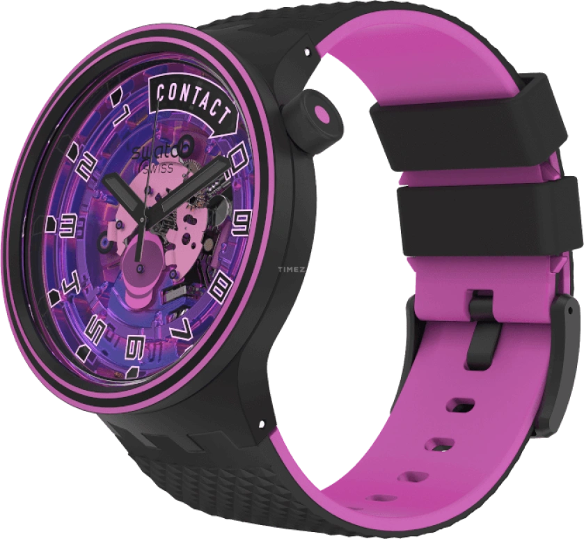 Swatch,Other 47mm,47mm,Sapphire,Crystal Glass,SB01B126