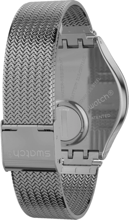 Swatch,SKIN 38mm,38mm,Stainless Steel,Pink Red,Red,SYXS117M