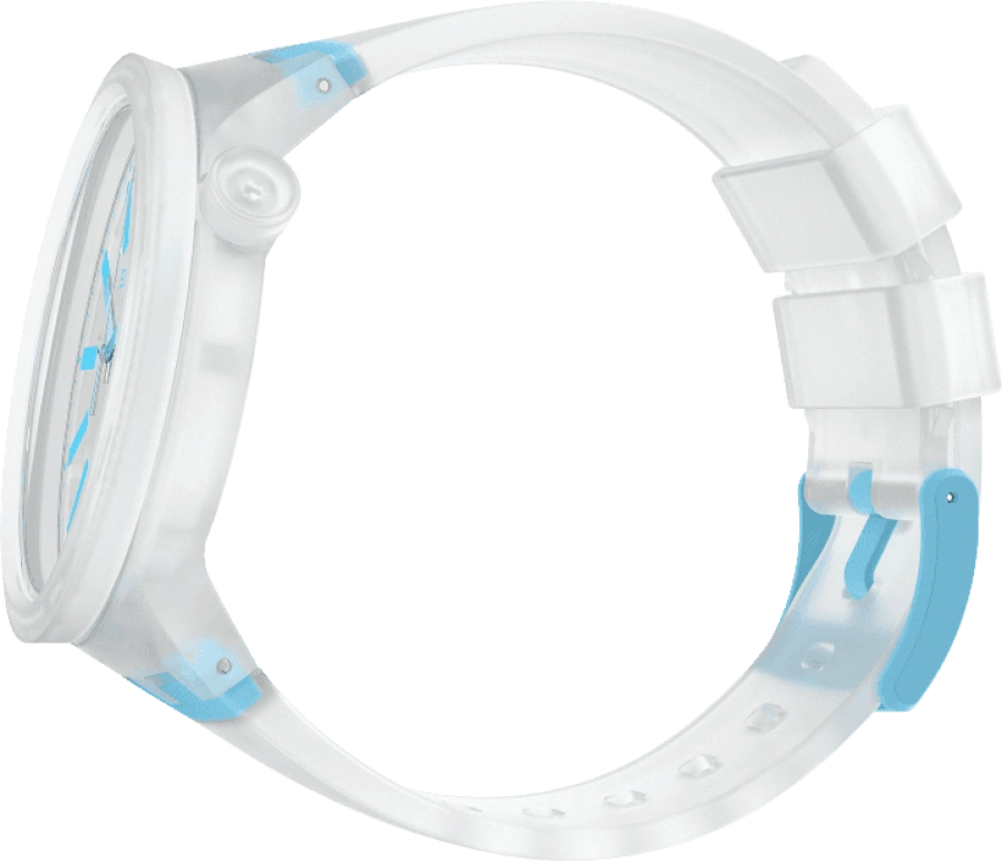 Swatch,THE BOLD 47mm,47mm,Plastic,White,SO27E105