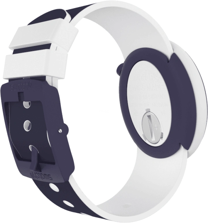 Swatch,Originals 45mm,45mm,Plastic,White,PNW107