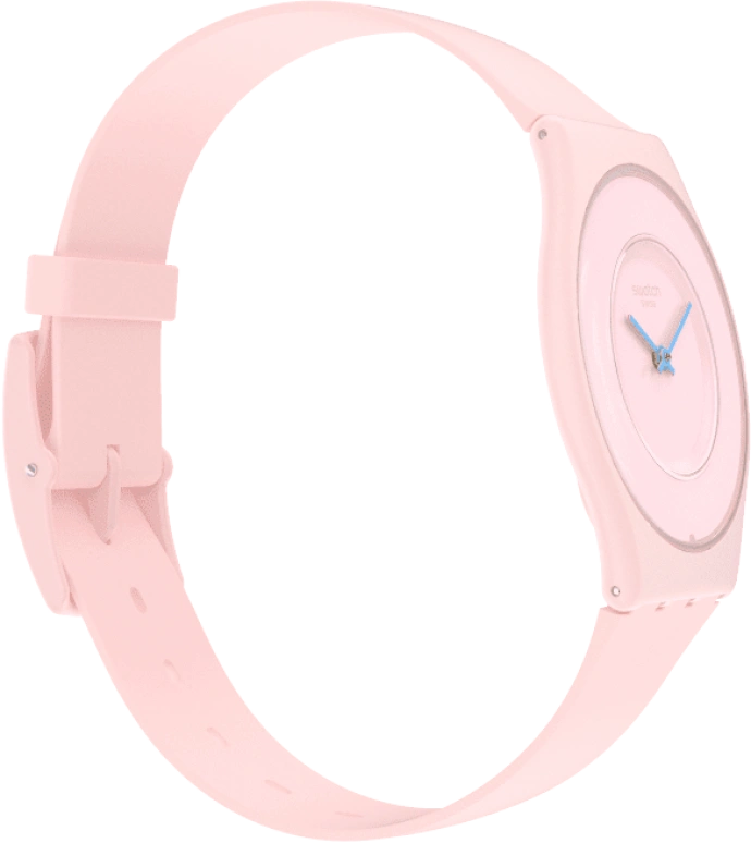 Swatch,SKIN 34mm,34mm,Ceramic,Pink,Closed,SS09P100