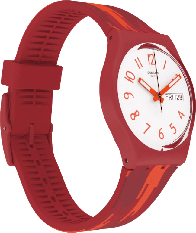 Swatch,Originals 34mm,34mm,Plastic,White,Closed,GR711