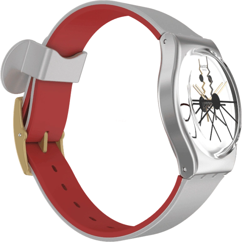 Swatch,Originals 34mm,34mm,Plastic,Sapphire,Crystal Glass,GZ327