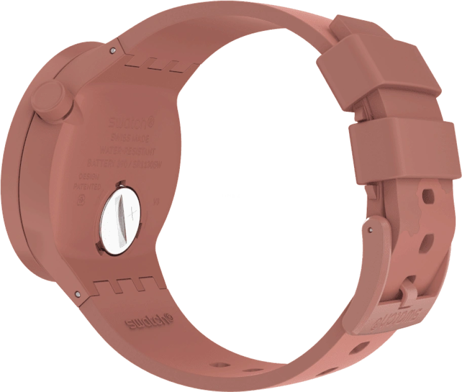 Swatch,THE BOLD 47mm,47mm,Bioceramic,Ceramic,Red,Sapphire,Crystal Glass,SB03R100