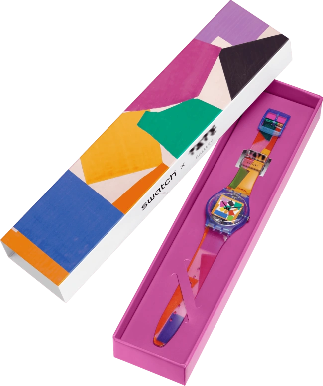 Swatch,Originals 34mm,34mm,Bio-sourced,Multi-Color,Quartz,Round,Blue,SO28Z127