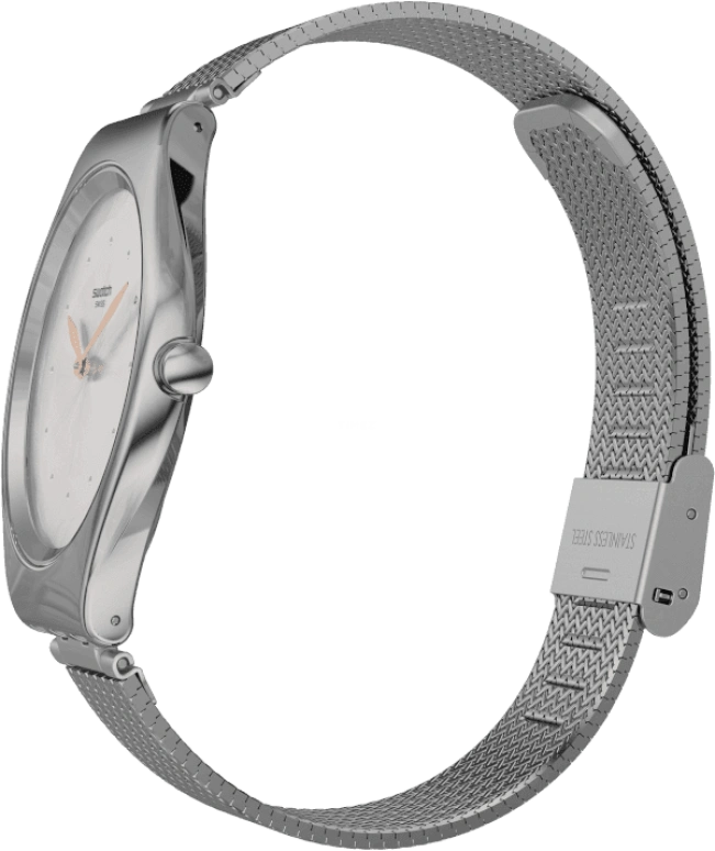 Swatch,SKIN 38mm,38mm,Stainless Steel,Pink Red,Red,SYXS117M