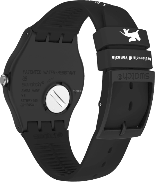 Swatch,Originals 41mm,41mm,Plastic,Black,SUOB720R