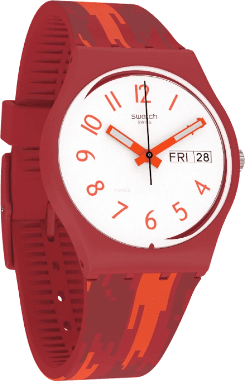 Swatch,Originals 34mm,34mm,Plastic,White,Closed,GR711
