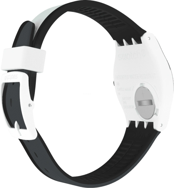 Swatch,Originals 34mm,34mm,Plastic,White,GW711