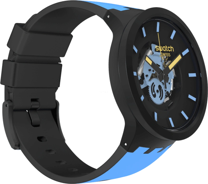 Swatch,THE BOLD 47mm,47mm,Black,SB03B108