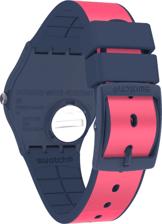 Swatch,Originals 34mm,34mm,Plastic,Pink,GN264