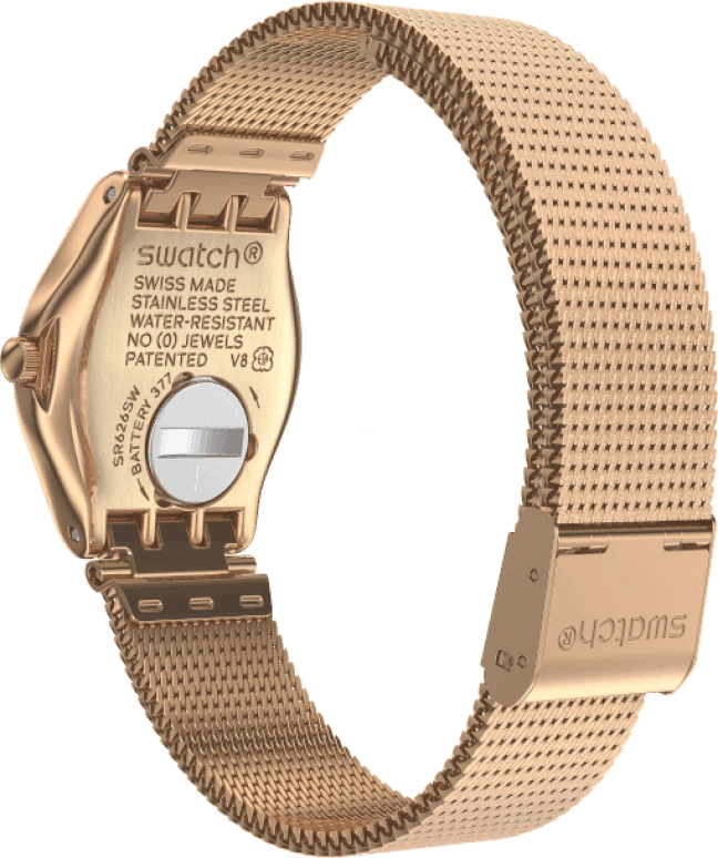 Swatch,IRONY 25x28.70mm,25x28.70mm,Rose Gold,YSG166M