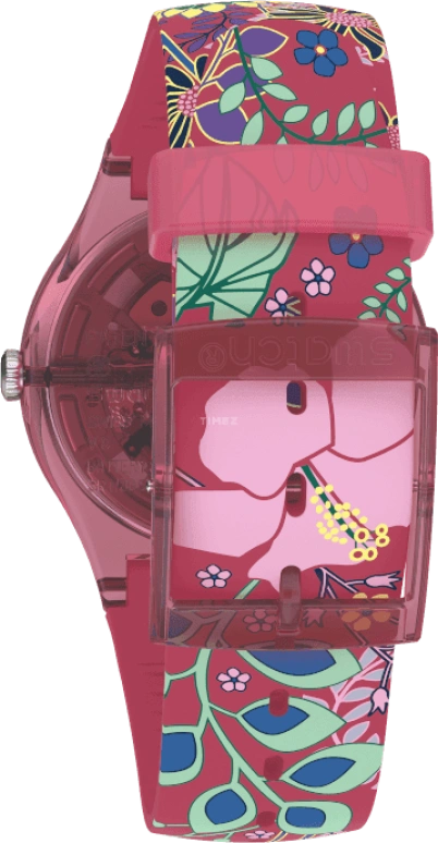 Swatch,Originals 41mm,41mm,Plastic,Pink,SUOP112