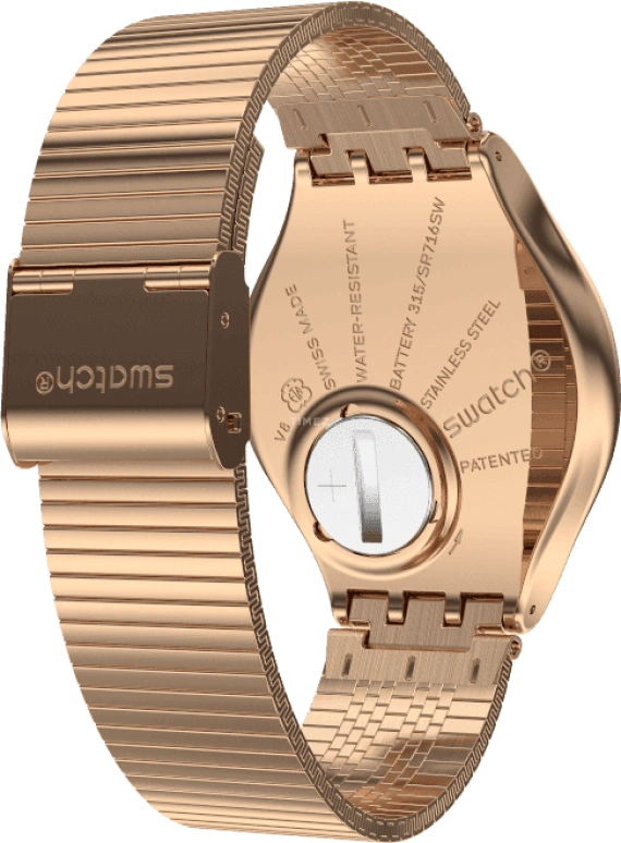 Swatch,SKIN ,Stainless Steel,Gold,SYXG101GG