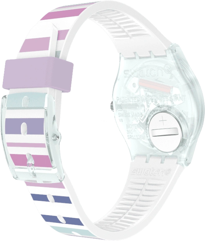 Swatch,Originals 34mm,34mm,Plastic,White,Open,GL702