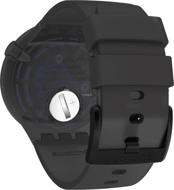 Swatch,THE BOLD 47mm,47mm,Plastic,Blue,SO27B111