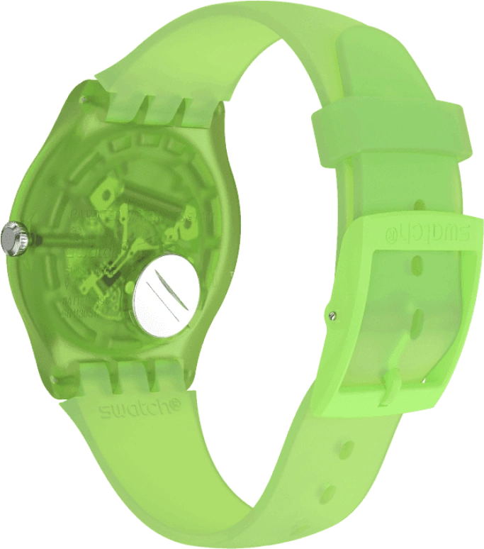 Swatch,Originals 41x47.40mm,41x47.40mm,Plastic,Green,SUOG118
