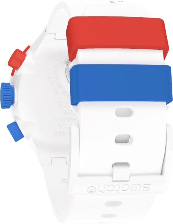 Swatch,THE BOLD 47mm,47mm,Bioceramic,Ceramic,White,Sapphire,Crystal Glass,SB04Z400