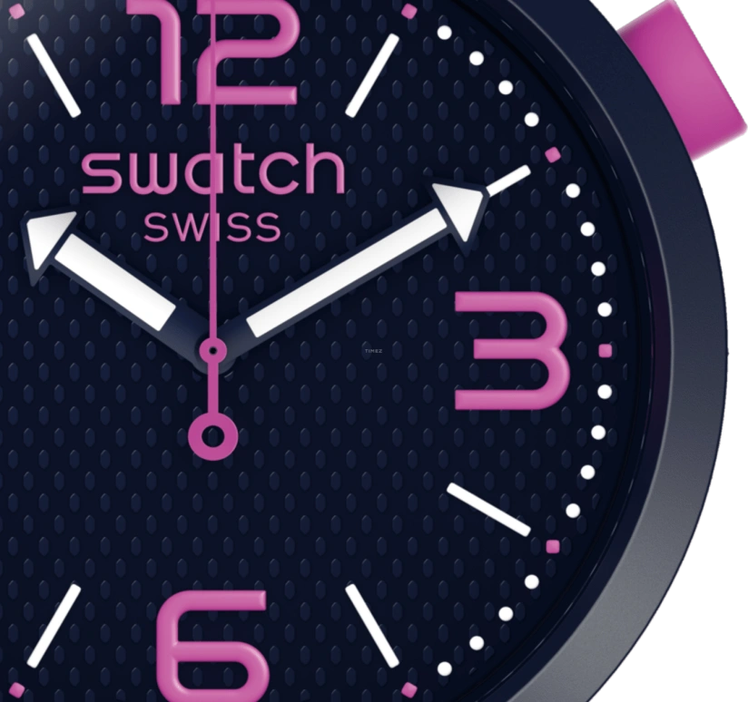 Swatch,THE BOLD 47mm,47mm,Plastic,Black,SO27N103