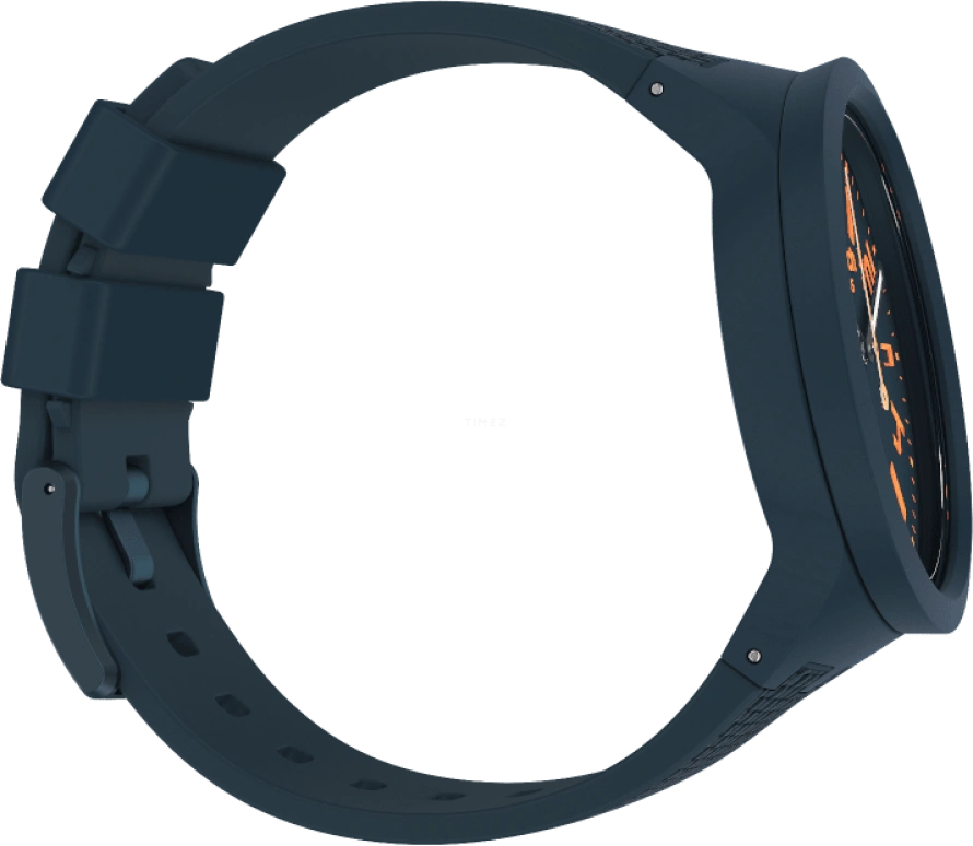 Swatch,THE BOLD 47mm,47mm,Plastic,Blue,Sapphire,Crystal Glass,Closed,SO27N107