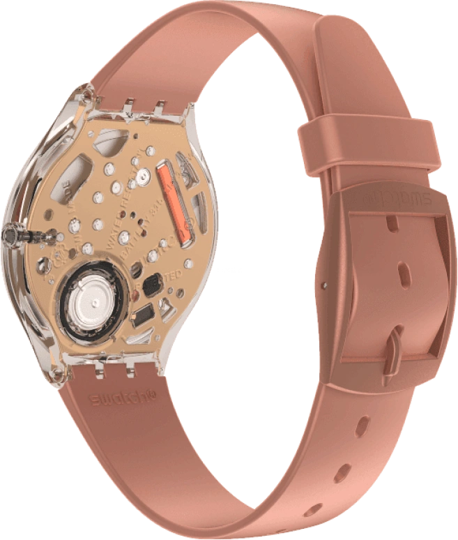 Swatch,SKIN 36.80mm,36.80mm,Plastic,Pink,SVOK108