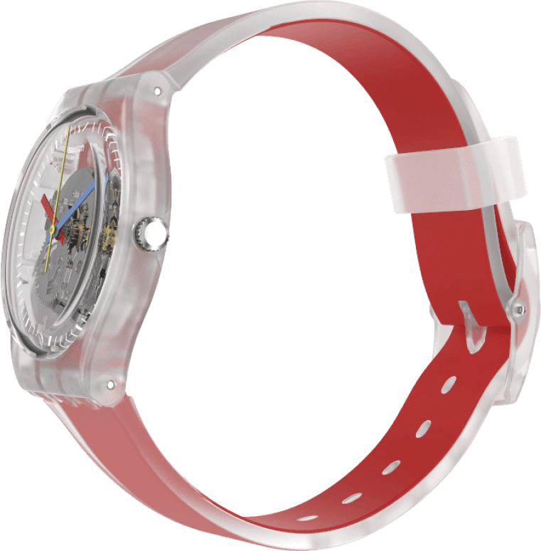 Swatch,CLEAR 34mm,34mm,Open,GE292