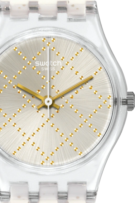 Swatch,Originals 25mm,25mm,Plastic,White,Quartz,Sapphire,Crystal Glass,Tonneau,LK365