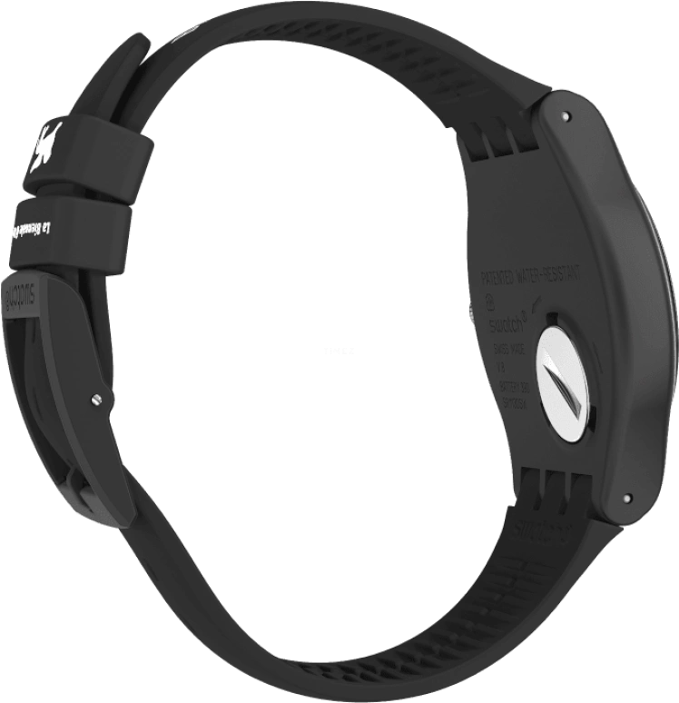 Swatch,Originals 41mm,41mm,Plastic,Black,SUOB720R