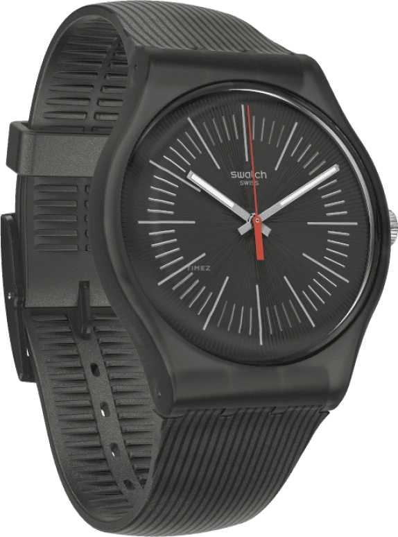 Swatch,Originals 41x47.40mm,41x47.40mm,Plastic,Black,SUOB178
