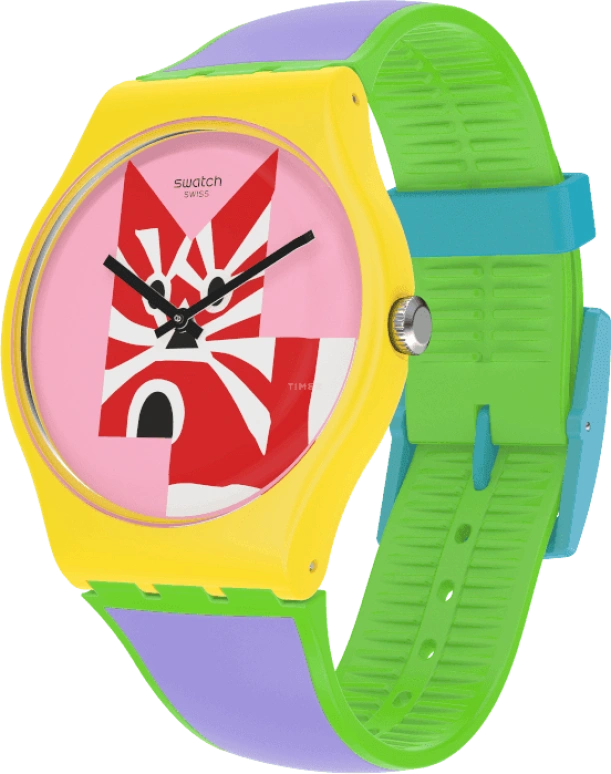Swatch,Originals 41mm,41mm,Plastic,Closed,SUOZ323