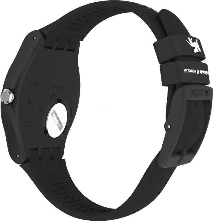 Swatch,Originals 41mm,41mm,Plastic,Black,SUOB720R