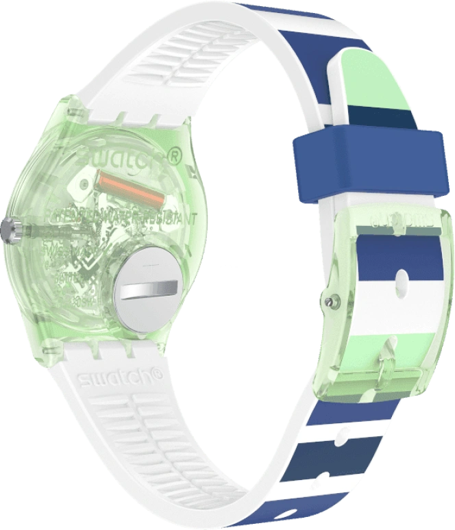Swatch,Originals 34mm,34mm,Plastic,White,Open,GG711