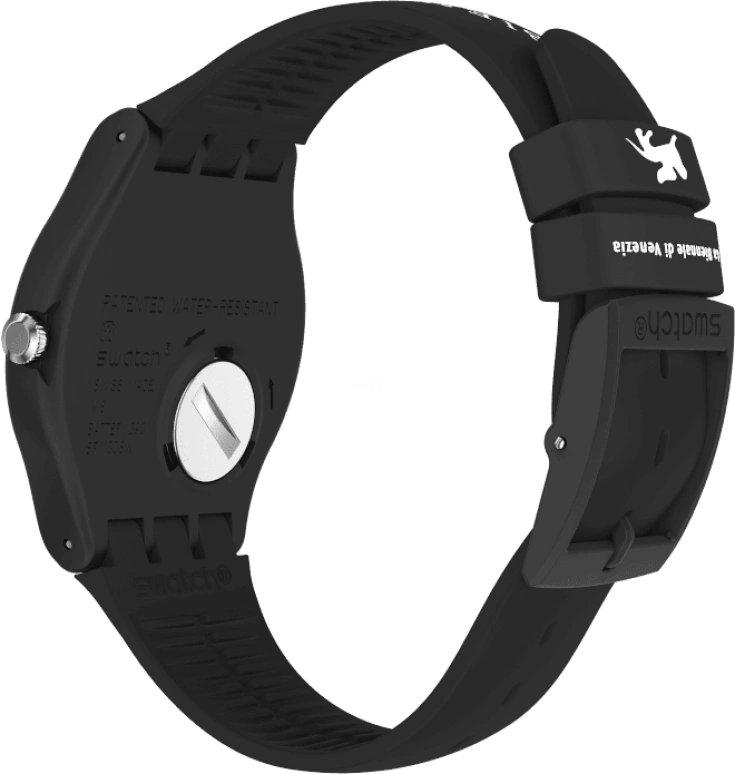 Swatch,Originals 41mm,41mm,Plastic,Black,SUOB720R