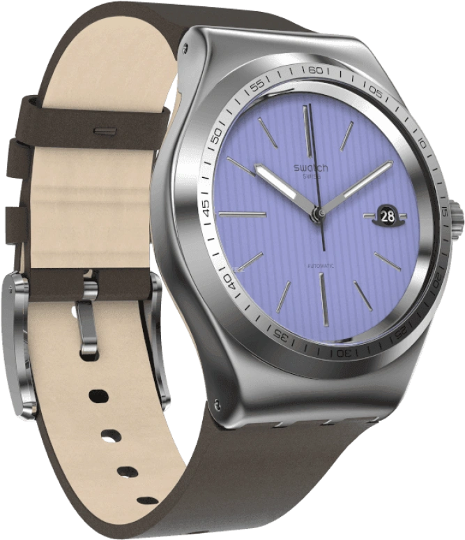 Swatch,IRONY 42mm,42mm,Blue,Open,YIZ405