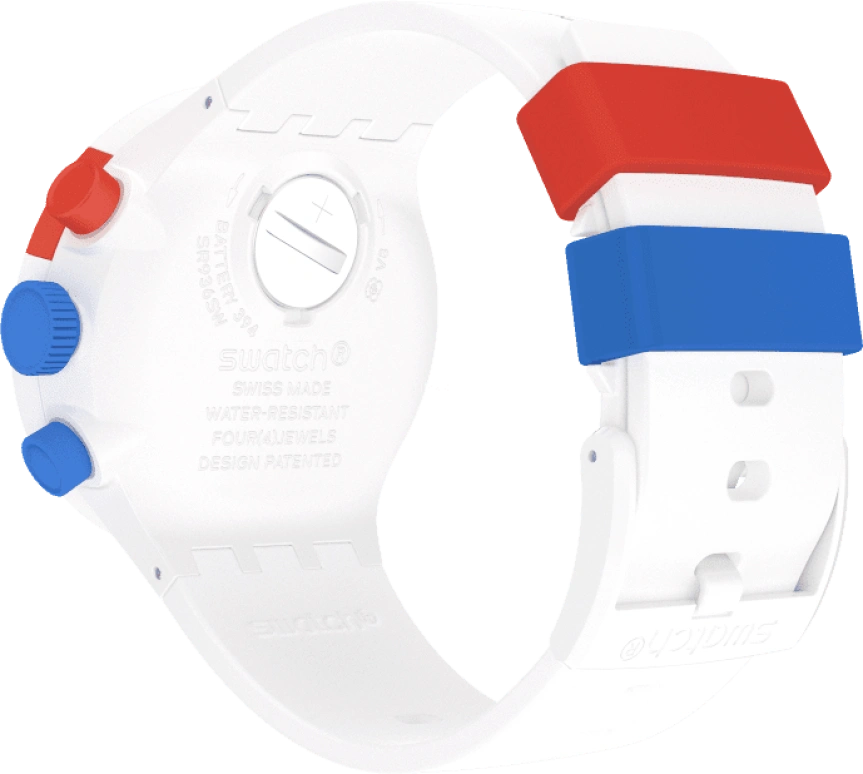 Swatch,THE BOLD 47mm,47mm,Bioceramic,Ceramic,White,Sapphire,Crystal Glass,SB04Z400