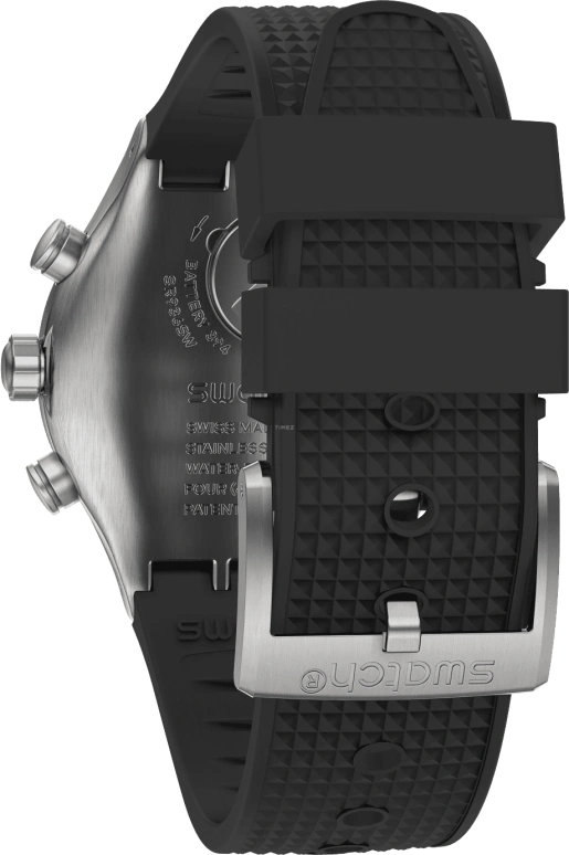 Swatch,IRONY 43mm,43mm,Stainless Steel,Black,YVS487