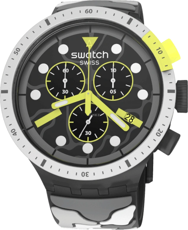 Swatch,THE BOLD 47mm,47mm,Plastic,SB02M400