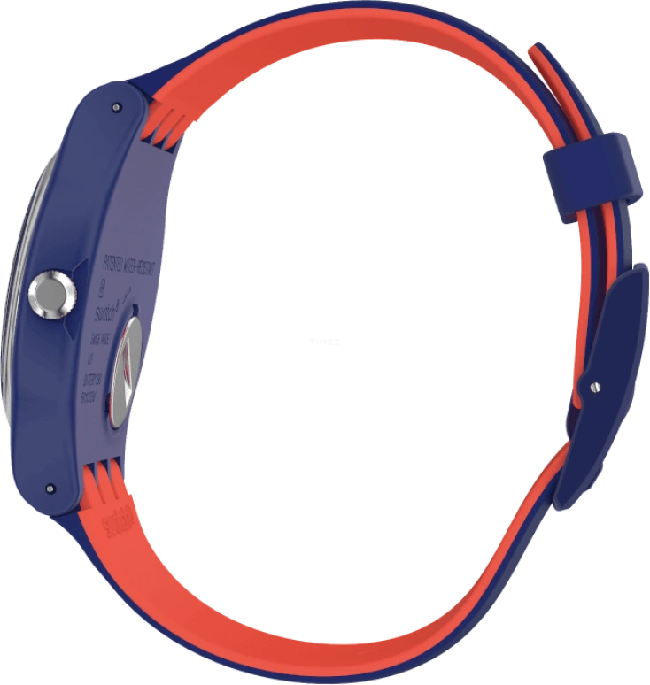 Swatch,Originals 41mm,41mm,Plastic,Blue,Sapphire,Crystal Glass,SUON146